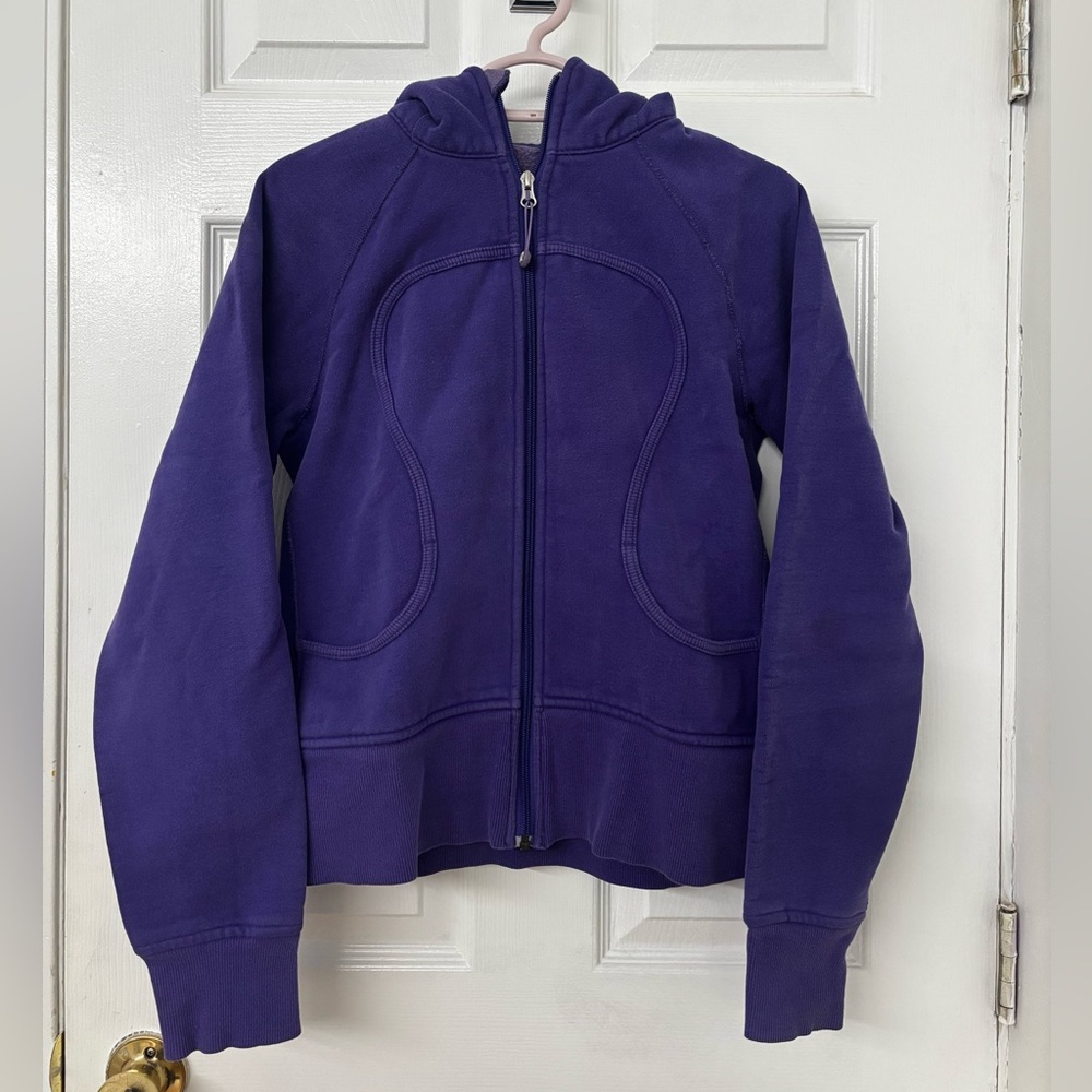 lululemon Scuba Hoodie Zip Purple Size 8